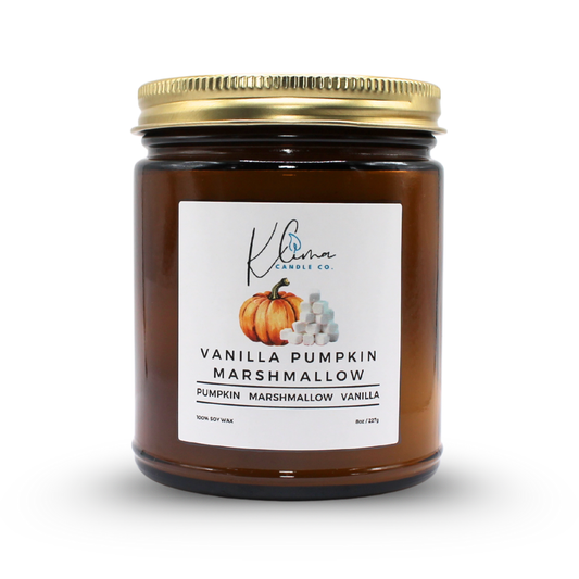 Vanilla Pumpkin Marshmallow Candle – Pumpkin, Marshmallow & Vanilla Bean